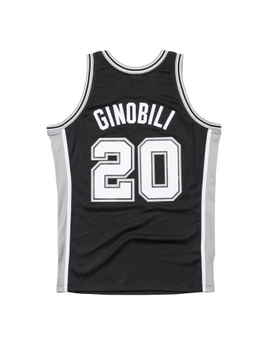 M N NBA MAILLOT SWINGMAN JERSEY MANU GINOBILI 2002 03 BLACK