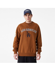 New Era - LA Dodgers World Series Patch Oversized Hoodie - Pastel B