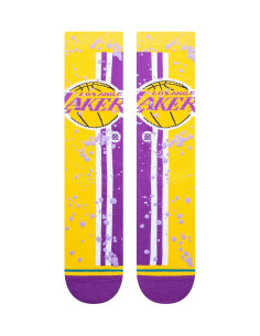 Chaussettes de basketball Los Angeles Lakers Gradient - yellow